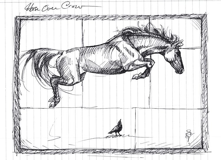 S. C.Versillee - "Horse Over Crow"