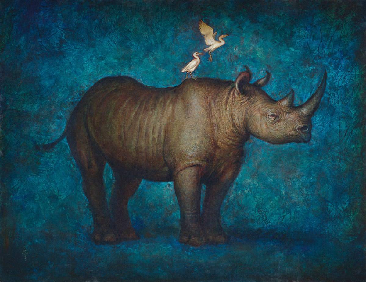 Once, There Were Black Rhinos by S. C. Versillee