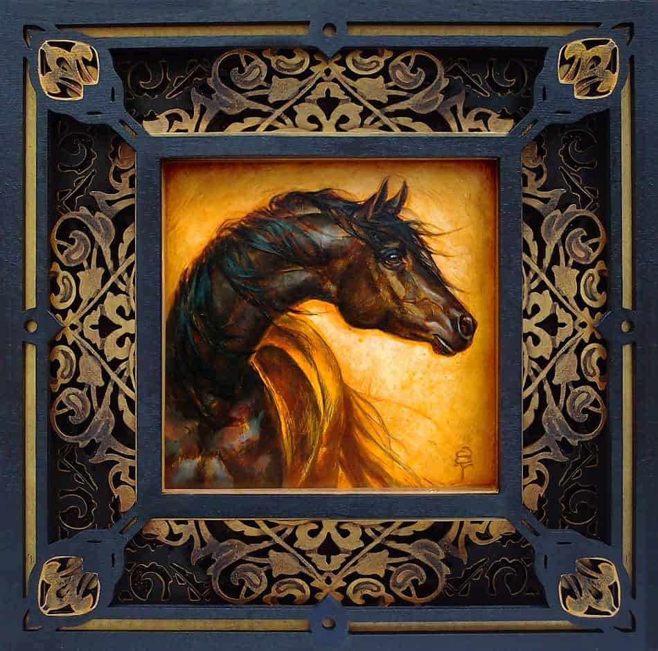 "Al Aswad" - Limited Edition Artwork by S. C. Versillee