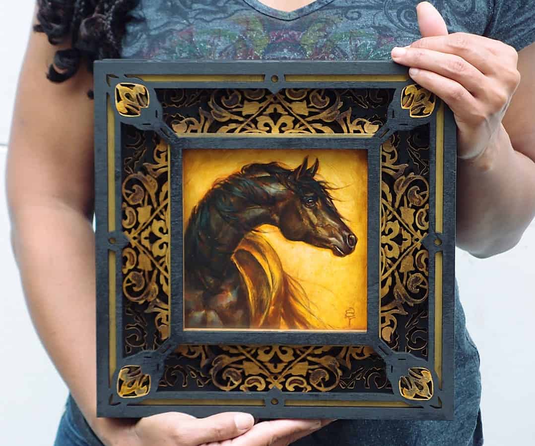 Al Aswad - Limited Edition Artwork by S. C. Versillee