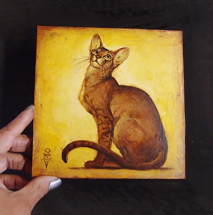 WIP - Abyssinian - Limited Edition Artwork by S. C. Versillee